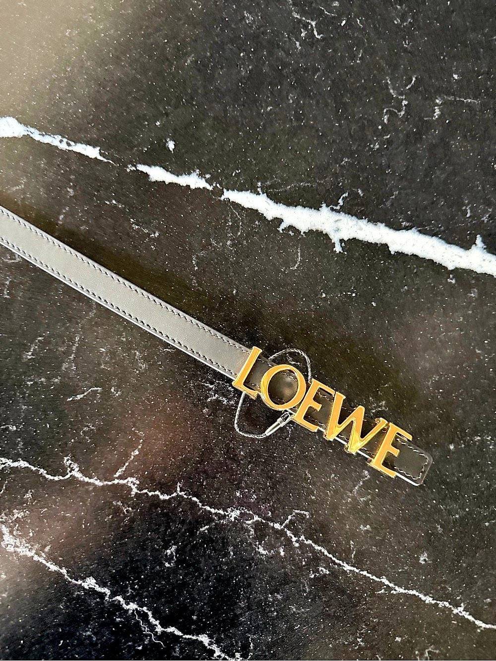 Loewe Anagram Reversible Leather Belt Size 75 cm Brand New